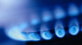 Picture of a gas flame