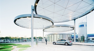 Linde Hydrogen filling station in Unterschleissheim, Germany.

Shooting Annual report 2006